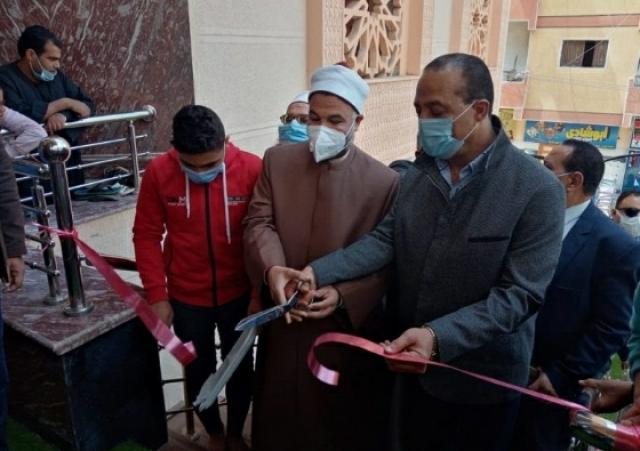 افتتاح مسجد أبو بكر الصديق بقرية بهوت مركز نبروه