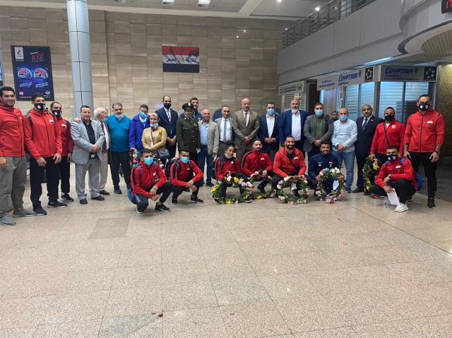 بعثة المنتخب الوطني للمصارعة رجال وسيدات