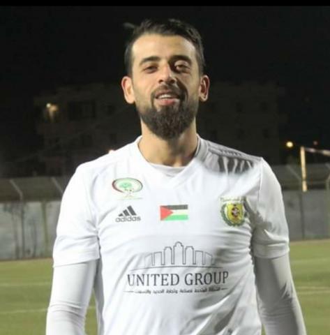 لاعب فريق نادي شباب الخليل خلدون الحلمان