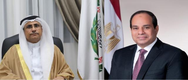 الرئيس السيسي ورئيس البرلمان العربي