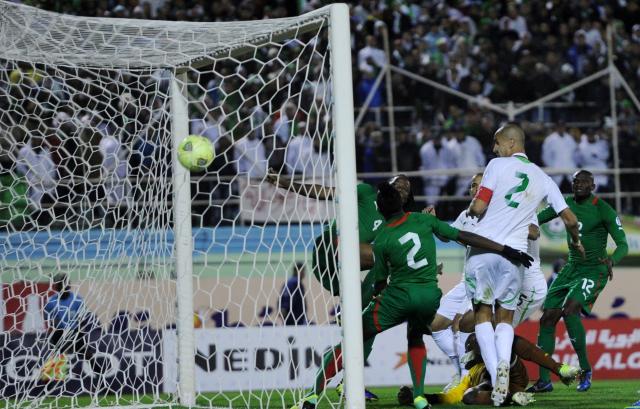 لقطة من المباراة الفاصلة لتصفيات مونديال البرازيل 2014