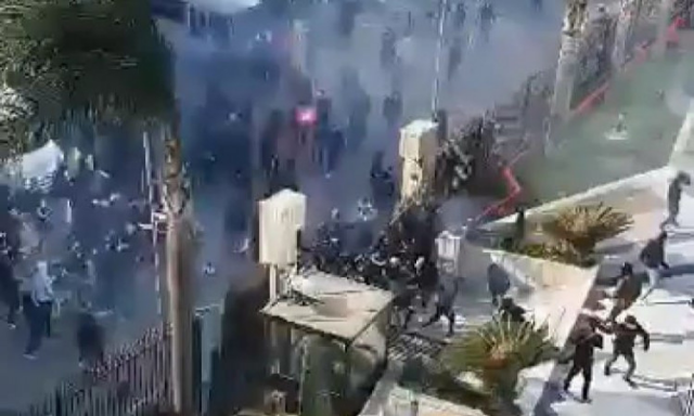 تخريب مقر سوناطراك بالعاصمة الجزائرية
