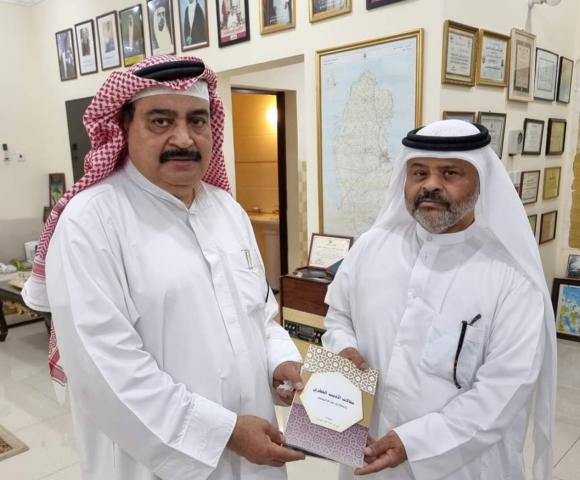 الدرورة والفياض خلال الزيارة