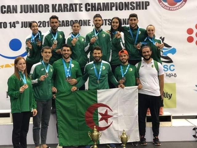 عناصر المنتخب الجزائري للكاراتيه