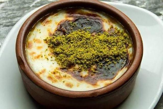 أرز بلبن على الطريقة التركية