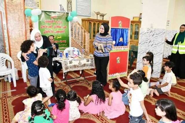 كُتاب الأطفال بفعاليات البرنامج الصيفي داخل المساجد
