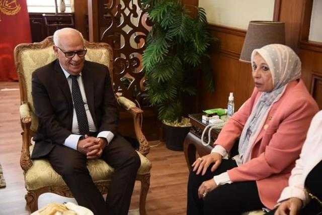 محافظ بورسعيد يستقبل لجنة الشئون الصحية بمجلس النواب