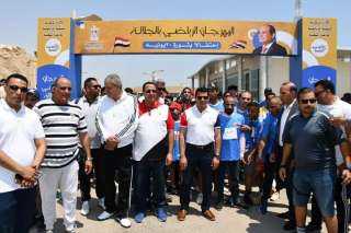 وزير الشباب والرياضة يطلق فعاليات النسخة الثانية من المهرجان الرياضي بالجلالة للاحتفال بذكري ٣٠ يونيو