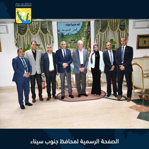 اللواء خالد فودة ووفد وزارة المالية