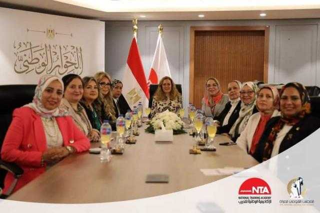 عضوات المجلس القومي للمرأة في ضيافة الأكاديمية الوطنية للتدريب..
