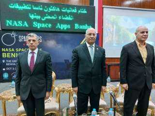 رئيس جامعة بنها ورئيس وكالة الفضاء المصرية يشهدان ختام فعاليات هاكاثون ناسا لتطبيقات الفضاء المحلي