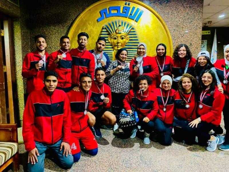 المنشاوي يهنئ أبناءه الفائزين بالمراكز الأولى في مهرجان ألعاب الجنوب الرابع بمدينة الأقصر