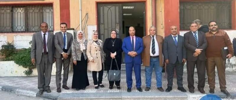 لجنه قطاع المجلس الاعلي لكليات الاداب بجامعه بورسعيد