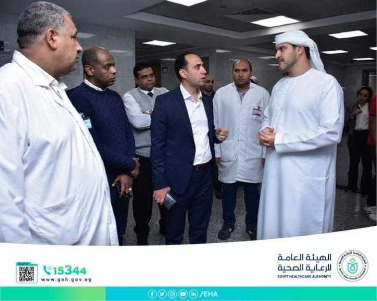 وفد من الإمارات العربية يزور عددًا من منشآت هيئة الرعاية الصحية بالأقصر