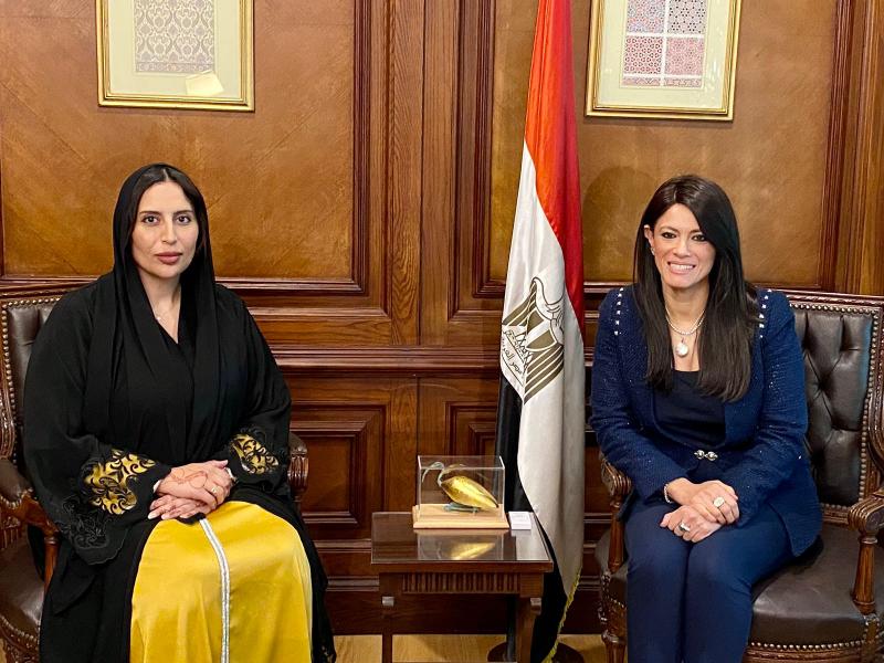 اجتماع وزيره التعاون الدولي مع سفير دوله الامارات