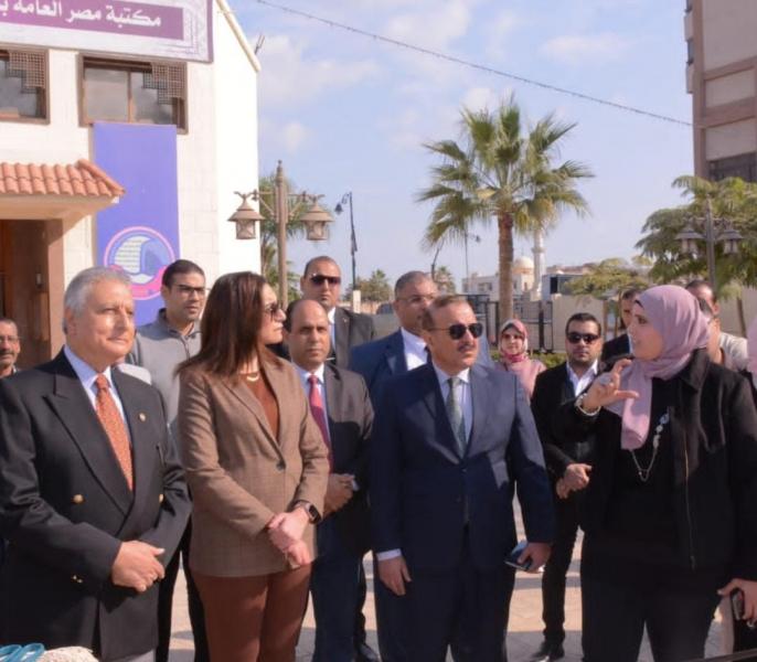 استقبال نائب محافظ البحيرة مدير صندوق مكتبات مصر العامة
