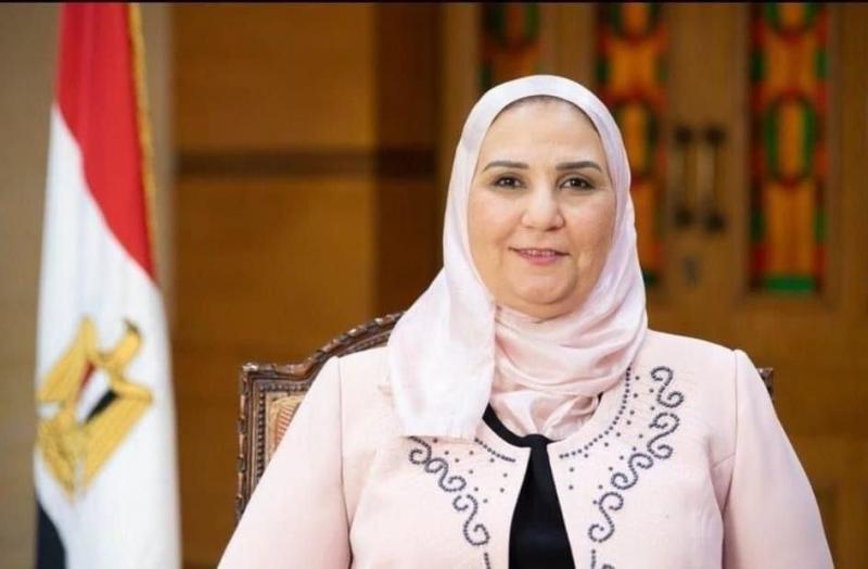 نيفين القباح وزيرة التضامن الاجتماعي