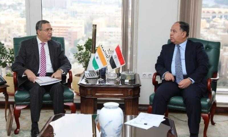 وزير المالية يبحث مع السفير الهندي بالقاهرة تعزيز التعاون وتبادل الخبرات مع الجانب الهندي في تطوير السياسات المالية