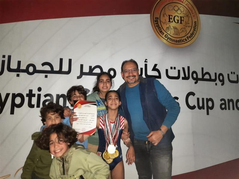 البطلة نادين الجندي تحتفل بالفوز