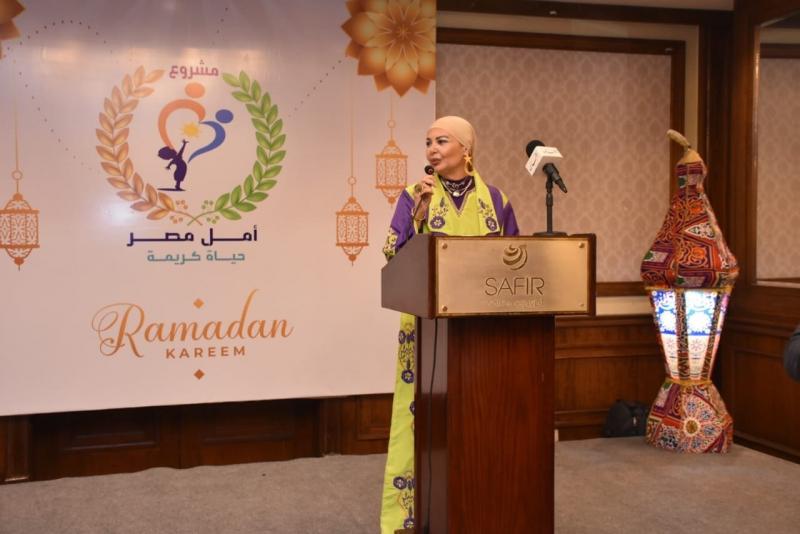 النائبة أمل سلامة عضو لجنة حقوق الإنسان بمجلس النواب