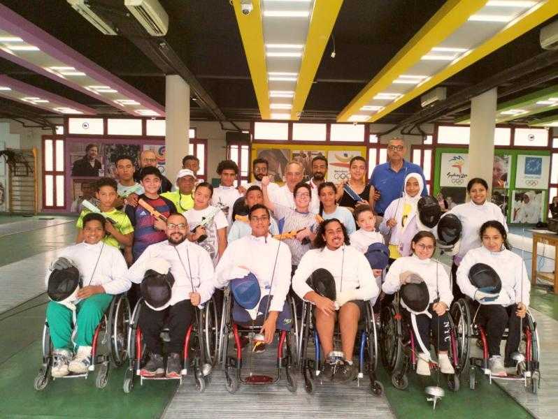 رئيس البارالمبية يشيد بمستوى منتخب الخماسى ويعقد إجتماعاً مع لاعبي رفع الأثقال في حضور رئيس اللجنة الدولية .