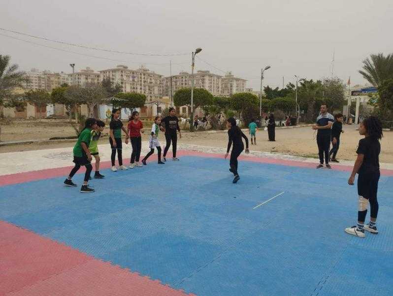 ” الشباب والرياضة ” تواصل المشروع القومى لنشر لعبة الكابادى لتلاميذ المدارس ببورسعيد