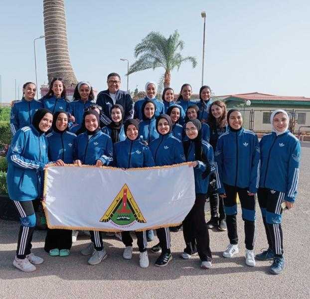 جامعة بنها تفوز بالميدالية البرونزية في اللقاء الرياضي لأولمبياد الفتاة الجامعية بالإسكندرية.