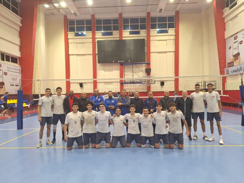 بعثة منتخب مصر للكرة الطائرة للناشئين