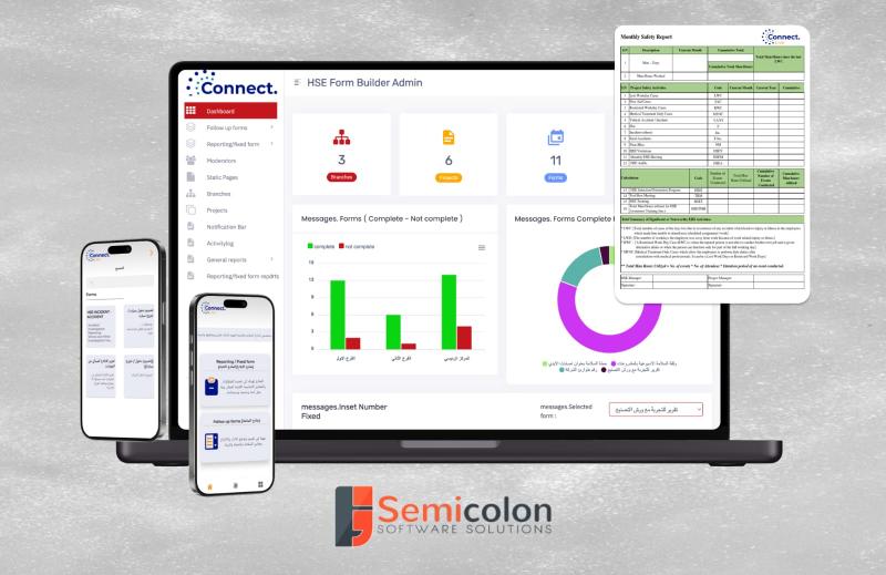 سيميكولون للبرمجيات» تكشف عن «Connect Live» أحد أهم حلولها التقنية في مجال السلامة والصحة المهنية