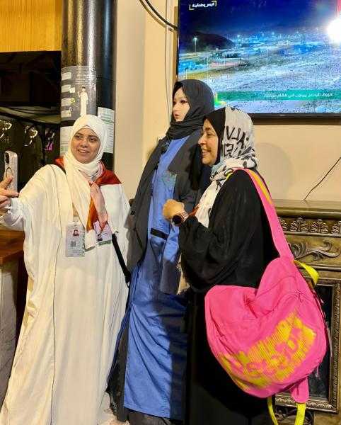 بالصور والفيديو ، الذكاء الصناعي مفاجأة اول أيام التشريق بمشعر مني