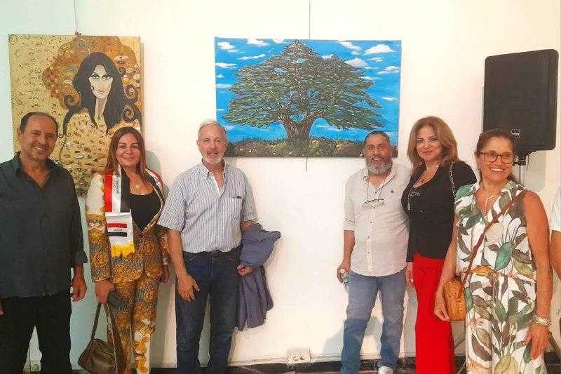 معرض وسمبوزيوم لوحات فنية تحت عنوان ”بحبك يا لبنان”