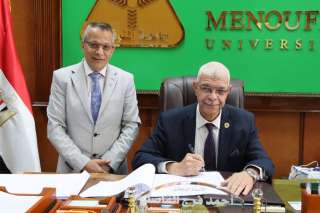 رئيس جامعة المنوفية يعتمد نتيجة تراكمي الفرقة الرابعة بكلية التجارة