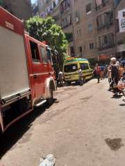 تفحم ربة منزل وطفليها في حريق هائل بمنزل بشبرالخيمة