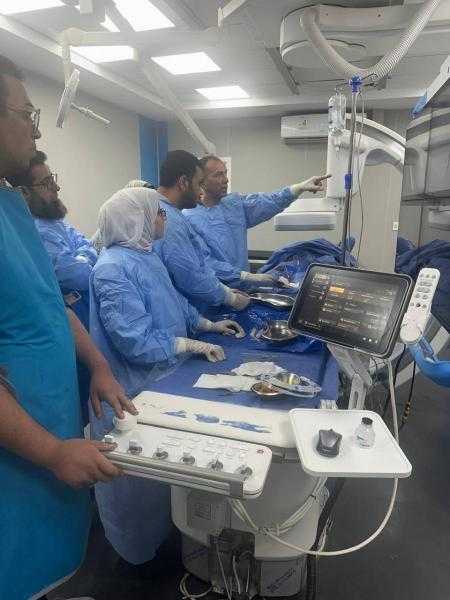 إنقاذ حياة مريض استقبله طوارئ المستشفيات الجامعية بالمنوفية يعاني من نزيف شرجي حاد باستخدام الأشعة التداخلية