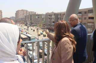 *وزيرة التنمية المحلية أفتتاح تطوير ورفع كفاءة شارع نبوية موسي وكوبري مشاه المجمع الإسلامي بتكلفة 100 مليون جنيه*