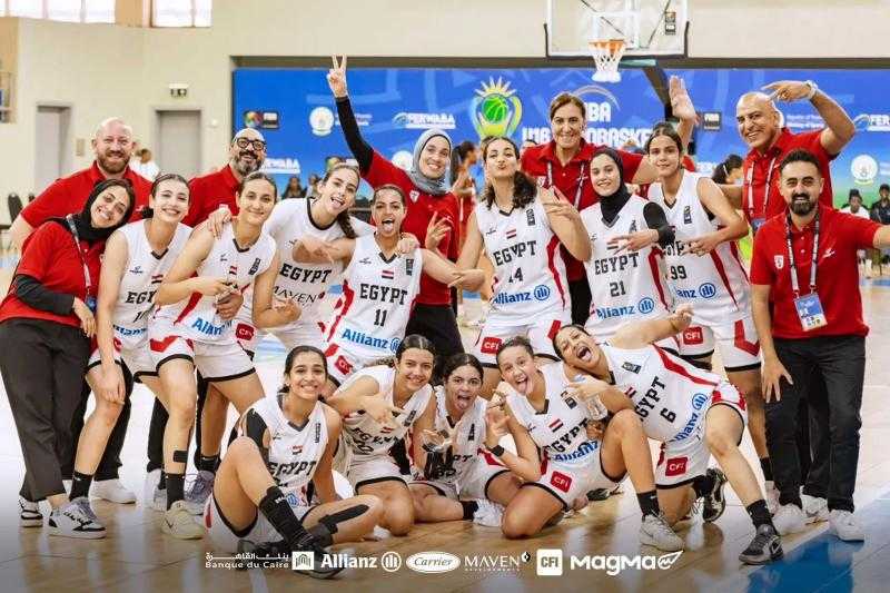 منتخب ناشئات السلة يتأهل لنصف نهائي الأفروباسكت بعد اكتساح تنزانيا