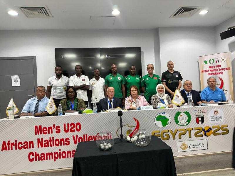 بالصور … مصر على رأس المجموعة الأولى لبطولة إفريقيا لشباب الكرة الطائرة تحت 20 عامًا