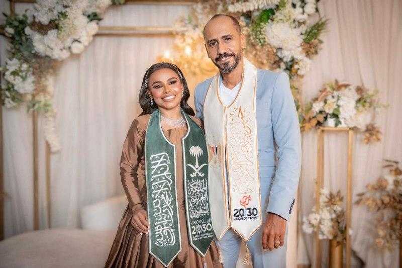 المخرج محمد زياد والفنانة دلال الصغيرة يعقدان قرانهما في جدة عروس البحر الأحمر
