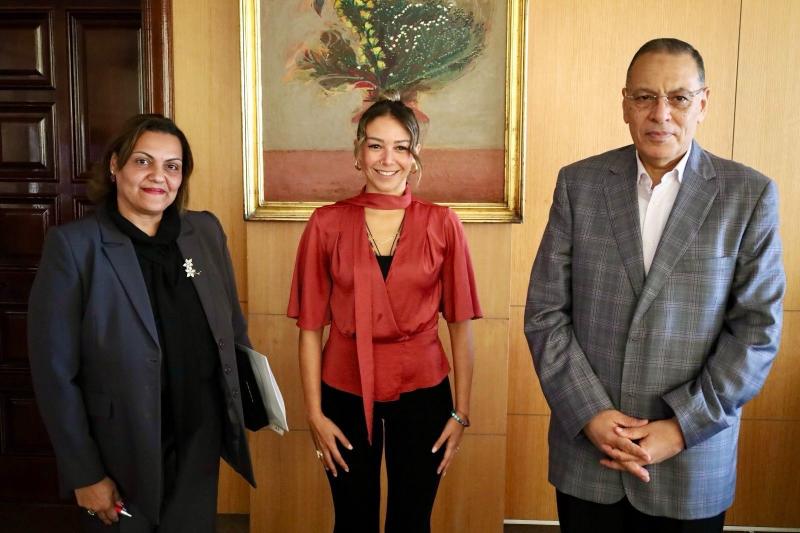 كلية الإعلام بجامعة 6 أكتوبر تستضيف مصممة الأزياء العالمية فريدة تمراز