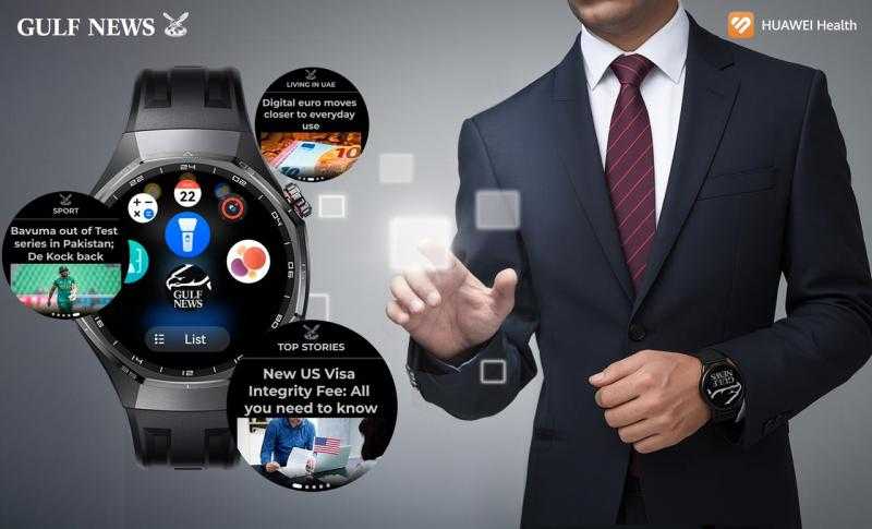 إطلاق تطبيق Gulf News على ساعات هواوي الذكية لتعزيز الوصول الرقمي إلى المحتوى الإخباري وتجربة التخصيص
