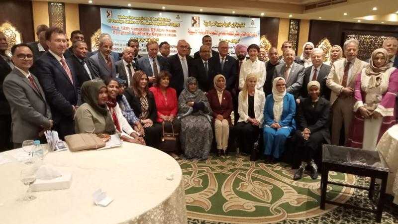 المؤتمر الـ12 لمنظمة تضامن الشعوب الأفروآسيوية يشيد بجهود مصر في إحلال السلام بغزة ويدعو لإنهاء الانقسام الفلسطيني
