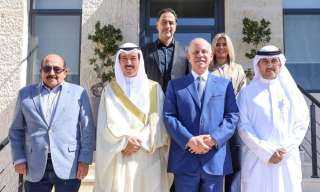 أحمد الجابر استعرض أنشطة الاتحاد العربي للتنس مع فيصل بن الحسين