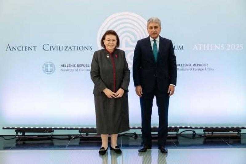 وزير السياحة والآثار يشارك في الاجتماع الوزاري التاسع لمنتدى الحضارات القديمة باليونان