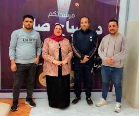 الدكتورة صباح صابر عضو مجلس النواب تستقبل المهنئين