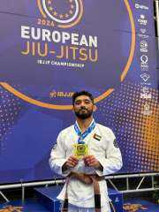 سلطان جبر يعتلي منصة التتويج الأوروبية ويحصد برونزية بطولة أوروبا للجوجيتسو 2026