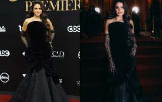 النجمة درة تتربّع على صدارة المشهد بإطلالة سوداء أنيقة في حفل الشركة المتحدة للخدمات الإعلامية