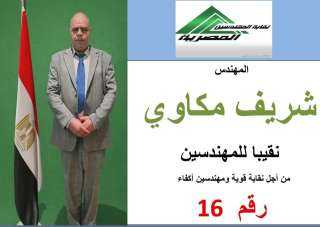 البرنامج الانتخابي للمهندس شريف مكاوي
