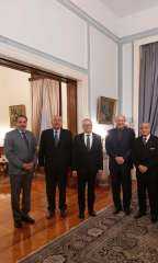 كامل يهنئ بوريسينكو بتعيينه نائبًا لوزير الخارجية