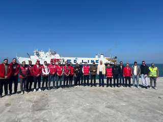 دعم كبير من تركيا إلى فلسطين سفينة الخير ال 21 تحمل 3300 طن مساعدات لغزة.