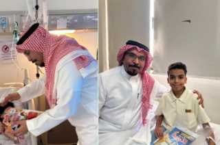 دار مكتوب للنشر (الشريك الأدبي) تزور الأطفال المنومين في العيد